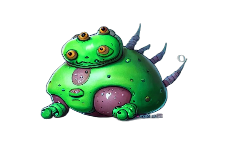 creature, dragon, staff, robot transparent PNG cut-out