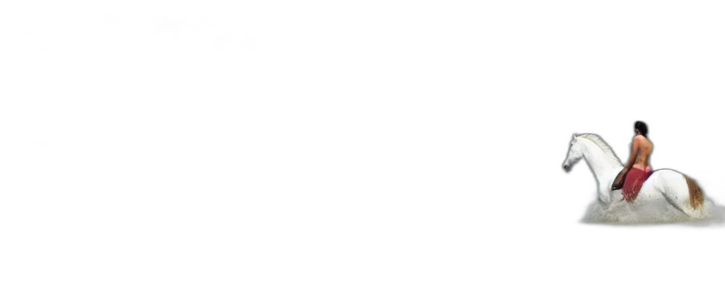staff, monochrome, pastel, horse, swiming, through, large, lake transparent PNG cut-out
