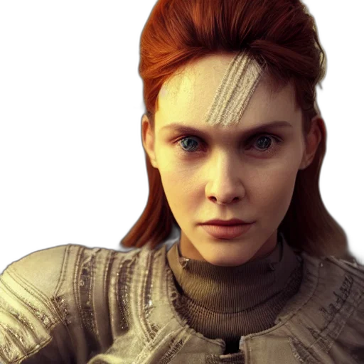 face, photorealistic, concept art, 3d render transparent PNG cut-out