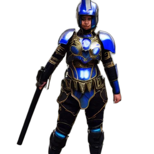 weapon, robot, sword, staff transparent PNG cut-out