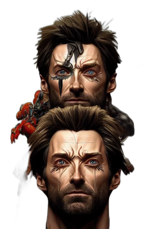 face, mask, comic book art, concept art transparent PNG cut-out