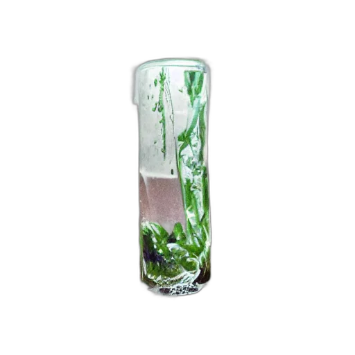 bottle, 3d render, photorealistic, hyperrealistic, artwork, sustentability, scientist, water transparent PNG cut-out