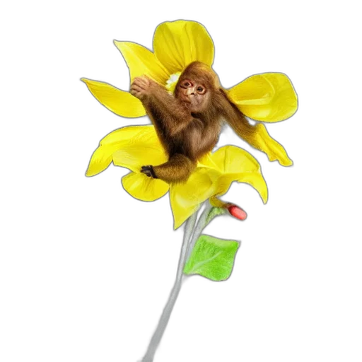 flower, staff, animal, weapon, photorealistic, 3d render, concept art, oil painting transparent PNG cut-out