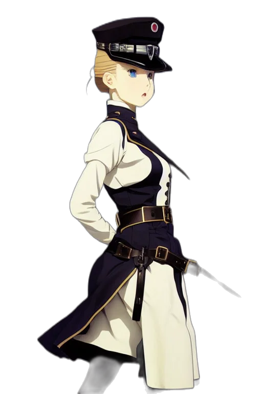 staff, hat, sword, jacket transparent PNG cut-out