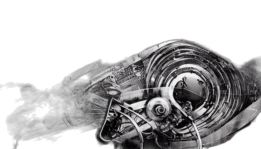 robot, car, weapon, hair, concept art, photorealistic, cyberpunk, comic book art transparent PNG cut-out