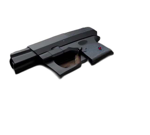 weapon, 3d render, photorealistic, concept art, photo, product, gun, designed transparent PNG cut-out