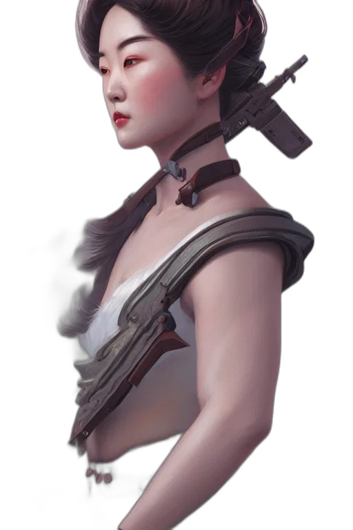 staff, weapon, dress, sword, concept art, cyberpunk, 3d render, fantasy art transparent PNG cut-out