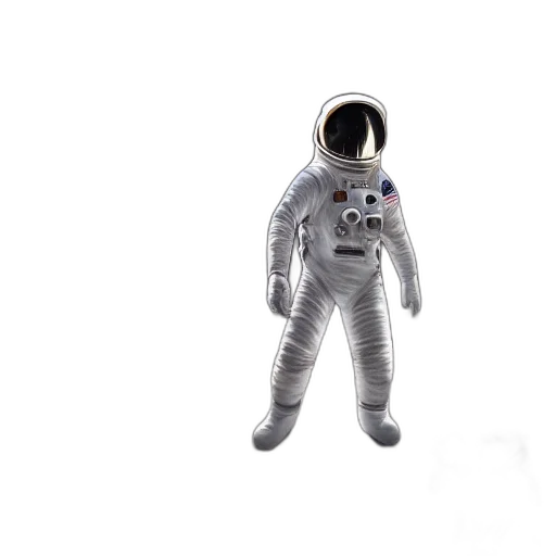 robot, 3d render, concept art, outer space transparent PNG cut-out