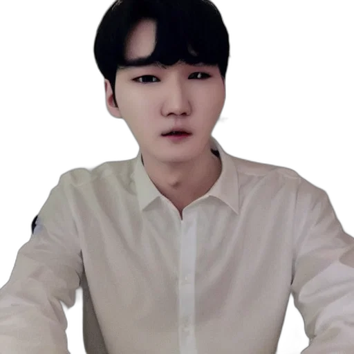 staff, face, robot, photorealistic, pixel art, 3d render, yoongi, nyap transparent PNG cut-out