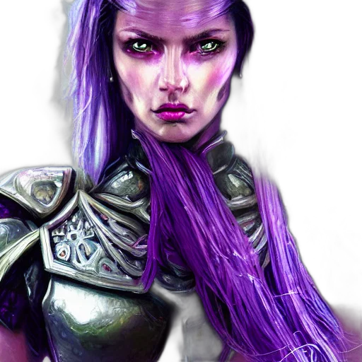 face, fantasy art, concept art, cyberpunk, comic book art, extreme, close, portrait transparent PNG cut-out