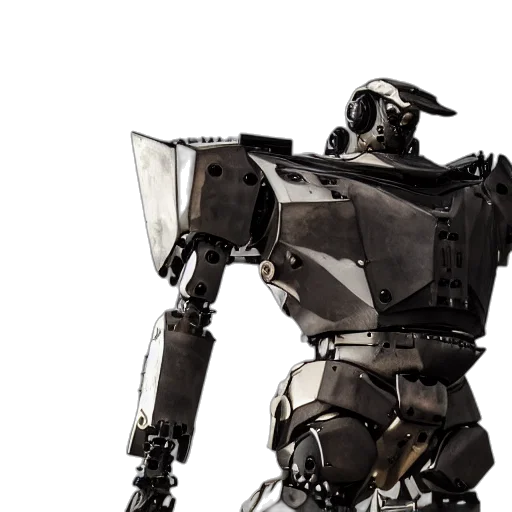 robot, concept art, 3d render, cyberpunk, photography, rocksy, light, wearing transparent PNG cut-out