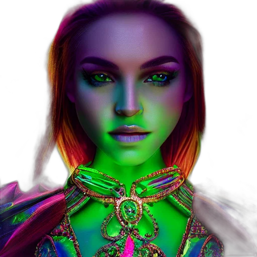 jewelry, face, mask, robot, fantasy art, cyberpunk, concept art, photorealistic transparent PNG cut-out
