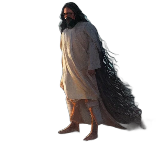 hair, creature, animal, staff transparent PNG cut-out