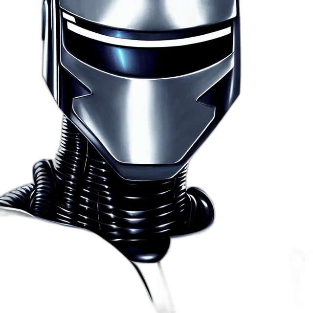 robot, mask, face, staff, comic book art, concept art, 3d render, photorealistic transparent PNG cut-out