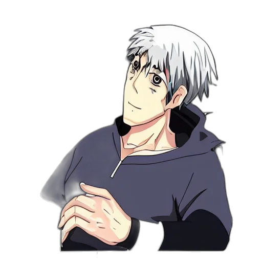 face, staff, anime, cartoon transparent PNG cut-out