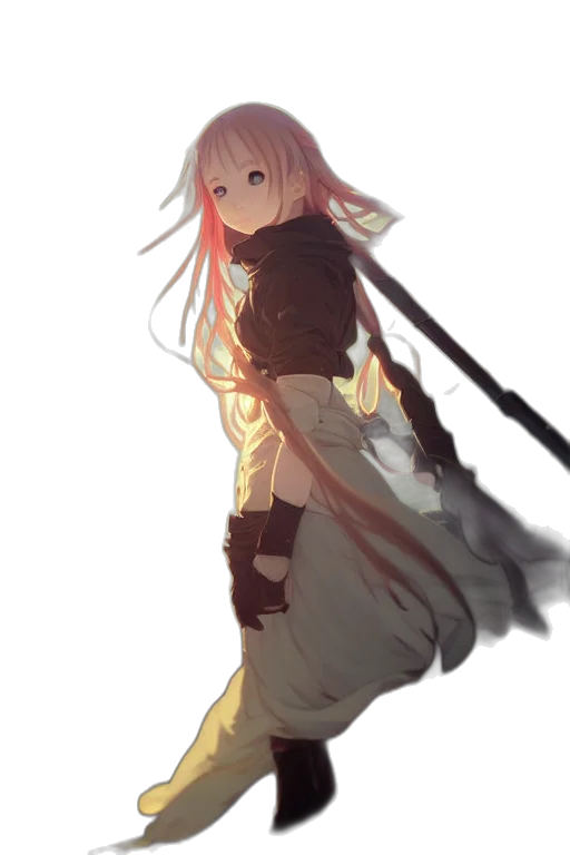 dress, sword, staff, weapon transparent PNG cut-out