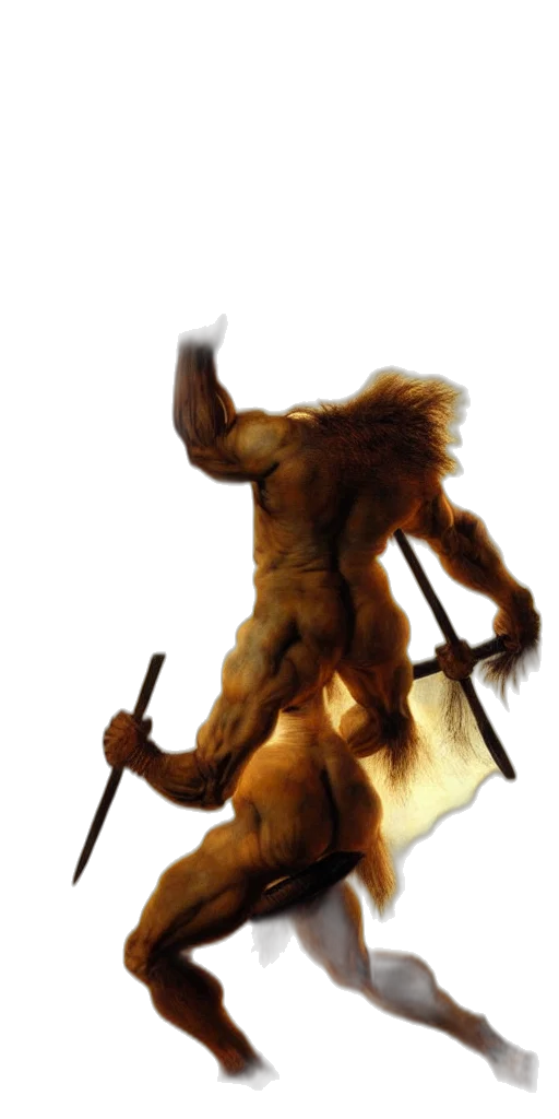 creature, animal, hair, staff transparent PNG cut-out