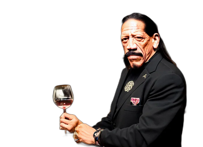 staff, face, animal, weapon, photorealistic, photo, danny, trejo transparent PNG cut-out