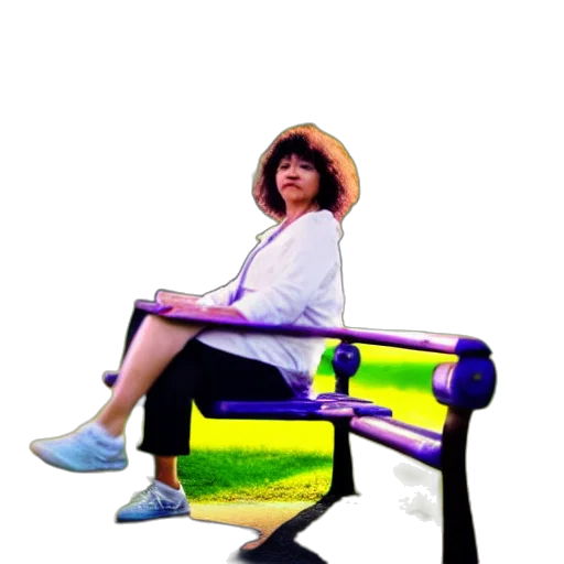 furniture, umbrella, staff, hat, 3d render, photorealistic, vaporwave, concept art transparent PNG cut-out
