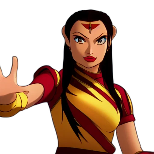 comic book art, concept art, cartoon, 3d render transparent PNG cut-out
