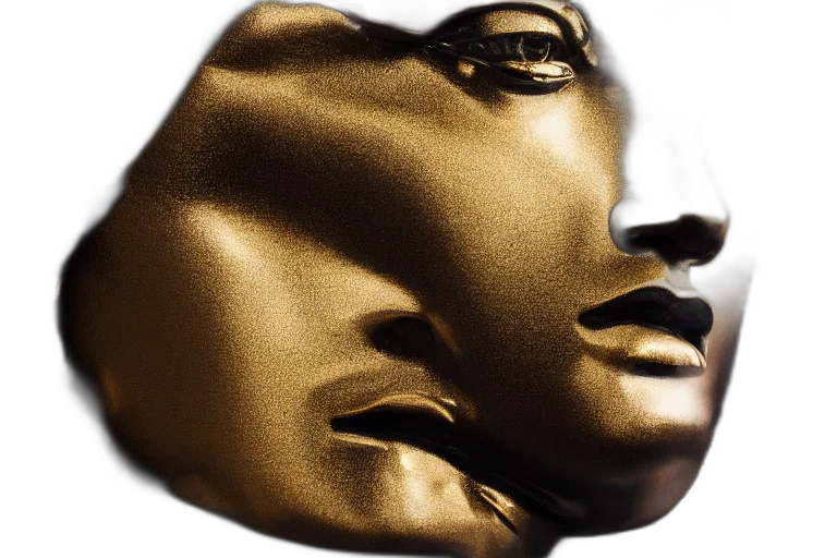 mask, face, crown, jewelry transparent PNG cut-out