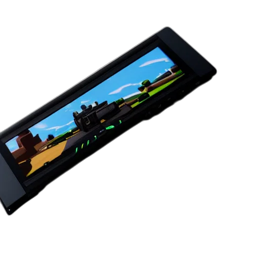 staff, 3d render, concept art, pixel art, designed, nintendo, controller, switch transparent PNG cut-out