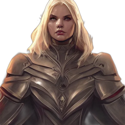 face, fantasy art, concept art, comic book art transparent PNG cut-out