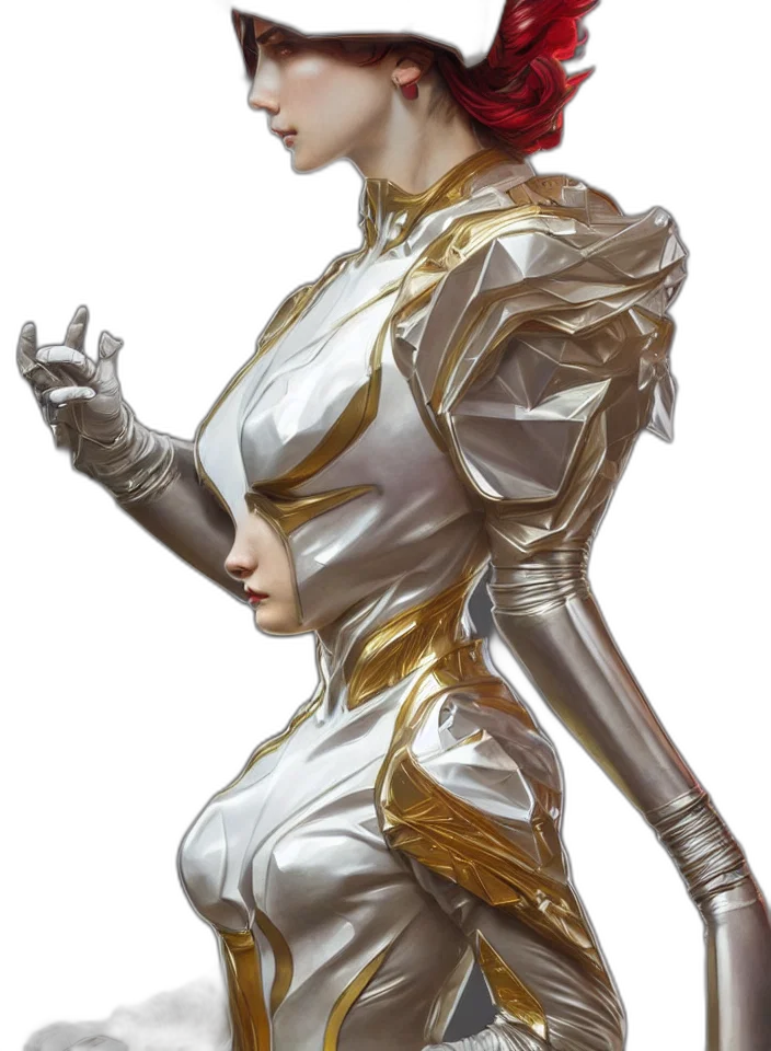 robot, dress, jacket, jewelry transparent PNG cut-out