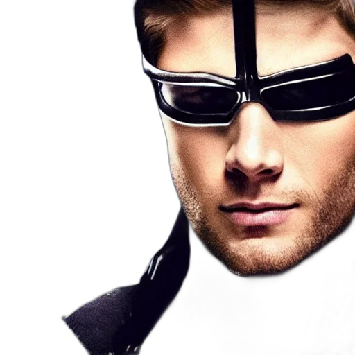 photorealistic, comic book art, jensen, ackles transparent PNG cut-out