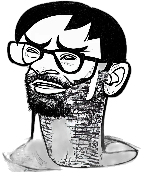 face, staff, robot, creature transparent PNG cut-out