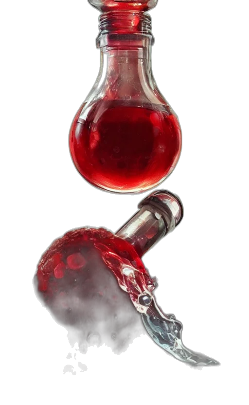 bottle, weapon, staff, jewelry transparent PNG cut-out