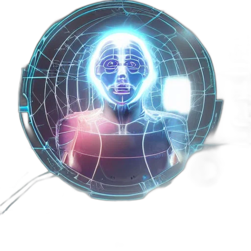 robot, mask, face, staff transparent PNG cut-out