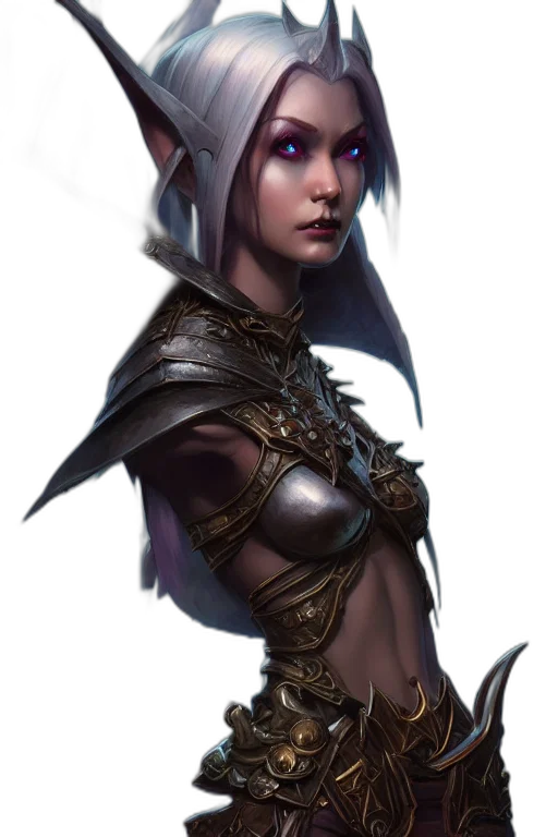 staff, face, fantasy art, concept art, photorealistic, 3d render, dark, elf transparent PNG cut-out