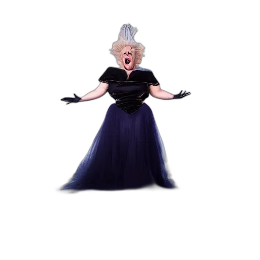 dress, crown, concept art, 3d render transparent PNG cut-out