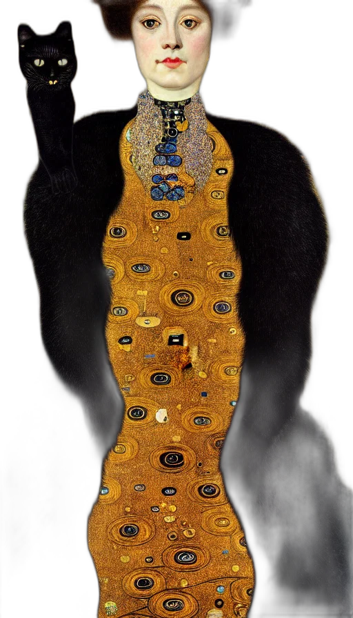 dress, mask, staff, jewelry transparent PNG cut-out