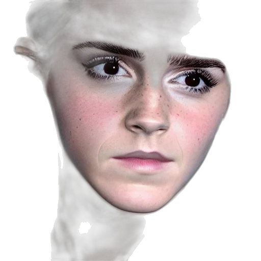 face, mask, creature, hair transparent PNG cut-out