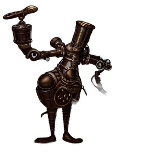 robot, staff, weapon, sword transparent PNG cut-out