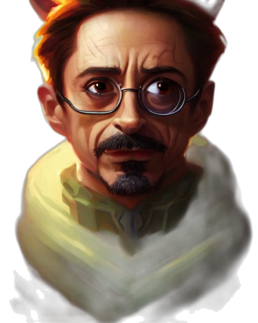 face, staff, concept art, pixel art, fantasy art, comic book art, cute, little transparent PNG cut-out