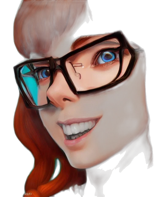 face, robot, photorealistic, concept art, fantasy art, watercolor, blue, pastel transparent PNG cut-out