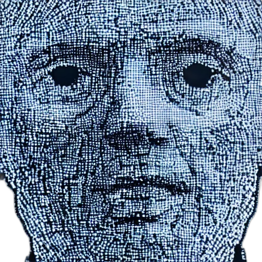 face, mask, robot, creature, comic book art, photorealistic, cartoon, 3d render transparent PNG cut-out