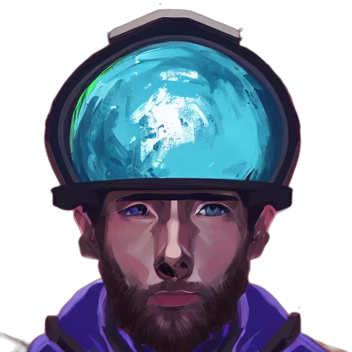 face, staff, hat, robot transparent PNG cut-out