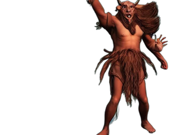 creature, staff, concept art, fantasy art transparent PNG cut-out