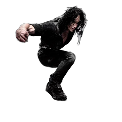 hair, weapon, creature, staff transparent PNG cut-out