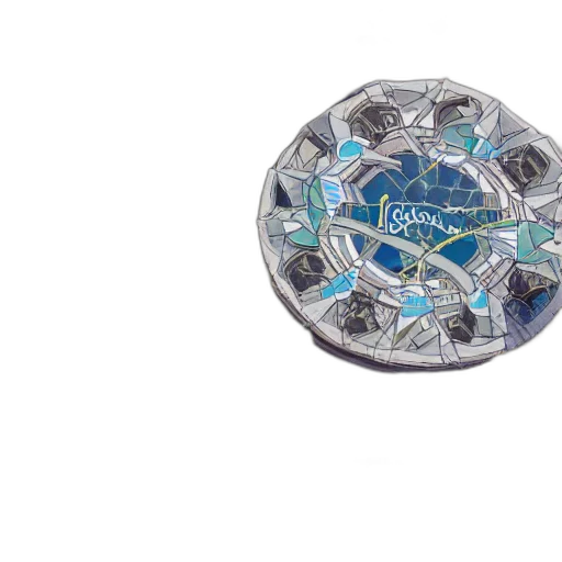 jewelry, crown, umbrella, 3d render, photorealistic, blue, seaside, sauna transparent PNG cut-out