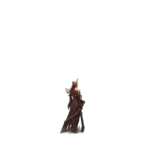staff, sword, weapon, dress, concept art, 3d render, pixel art, fantasy art transparent PNG cut-out