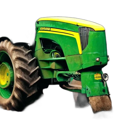 weapon, photorealistic, concept art, green, john, deere, tractor, fury transparent PNG cut-out