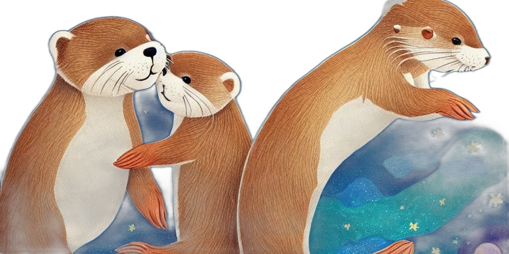 concept art, watercolor, little, everything transparent PNG cut-out