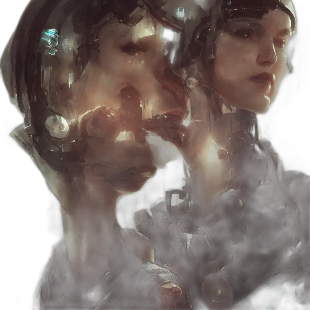 face, mask, robot, crown transparent PNG cut-out
