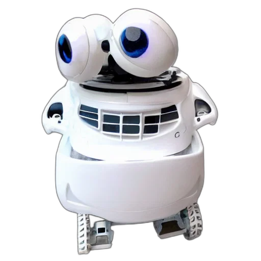robot, 3d render, concept art, real, life, wall, covered, yogurt transparent PNG cut-out