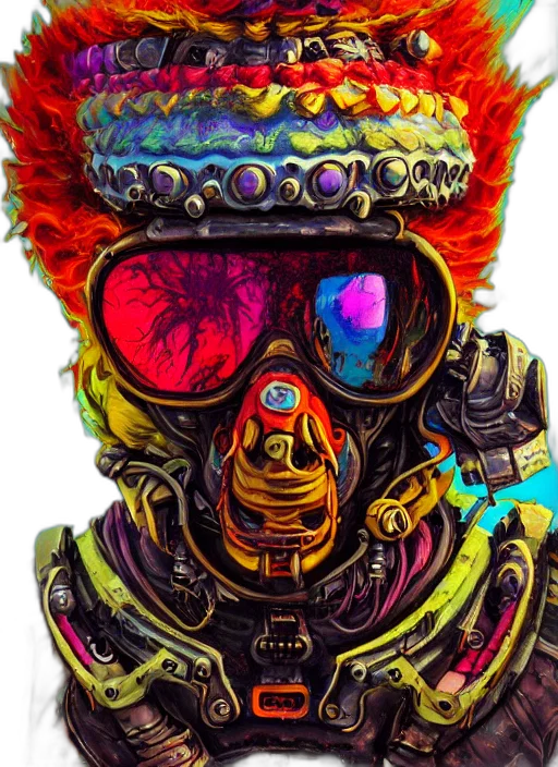 mask, robot, face, jacket transparent PNG cut-out